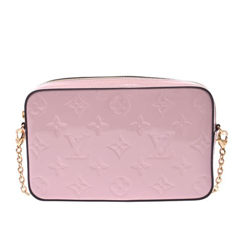 lv m64058 pochette camera|Auth Louis Vuitton Vernis Rose Ballerine Camera Pouch M64058 .